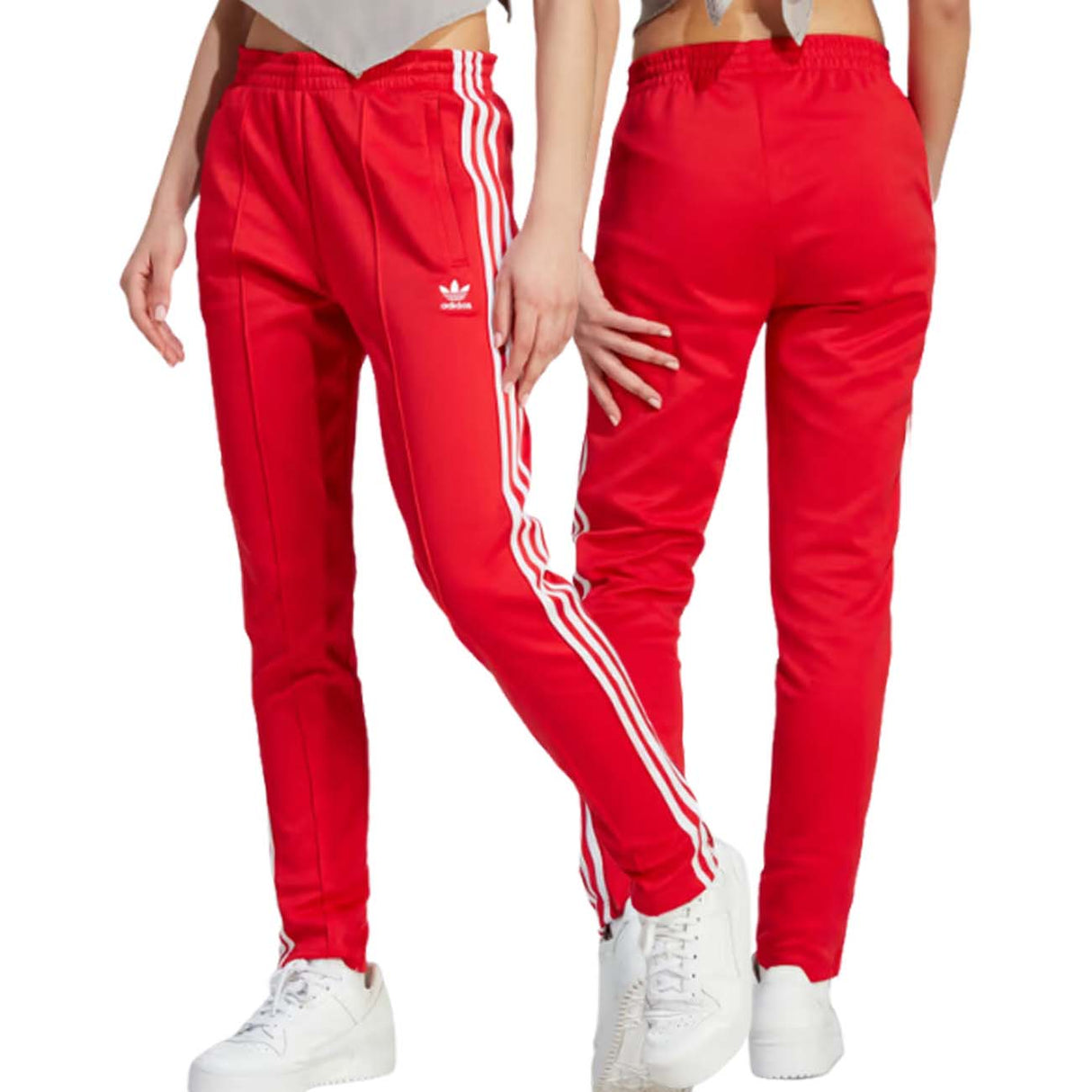 PANTALON ADIDAS IK6603 ADICOLOR ACÉTATE ROUGE