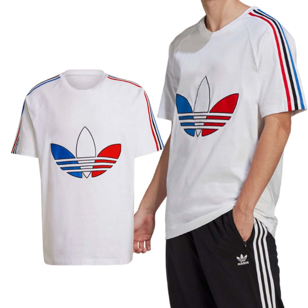 T-SHIRT ADIDAS GQ8921 ADICOLOR TRICOLOR ORIGINALS