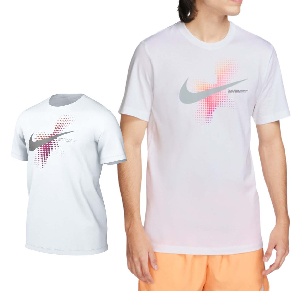 T-SHIRT NIKE FQ7998 100 SPORTWEAR COTONE BIANCO