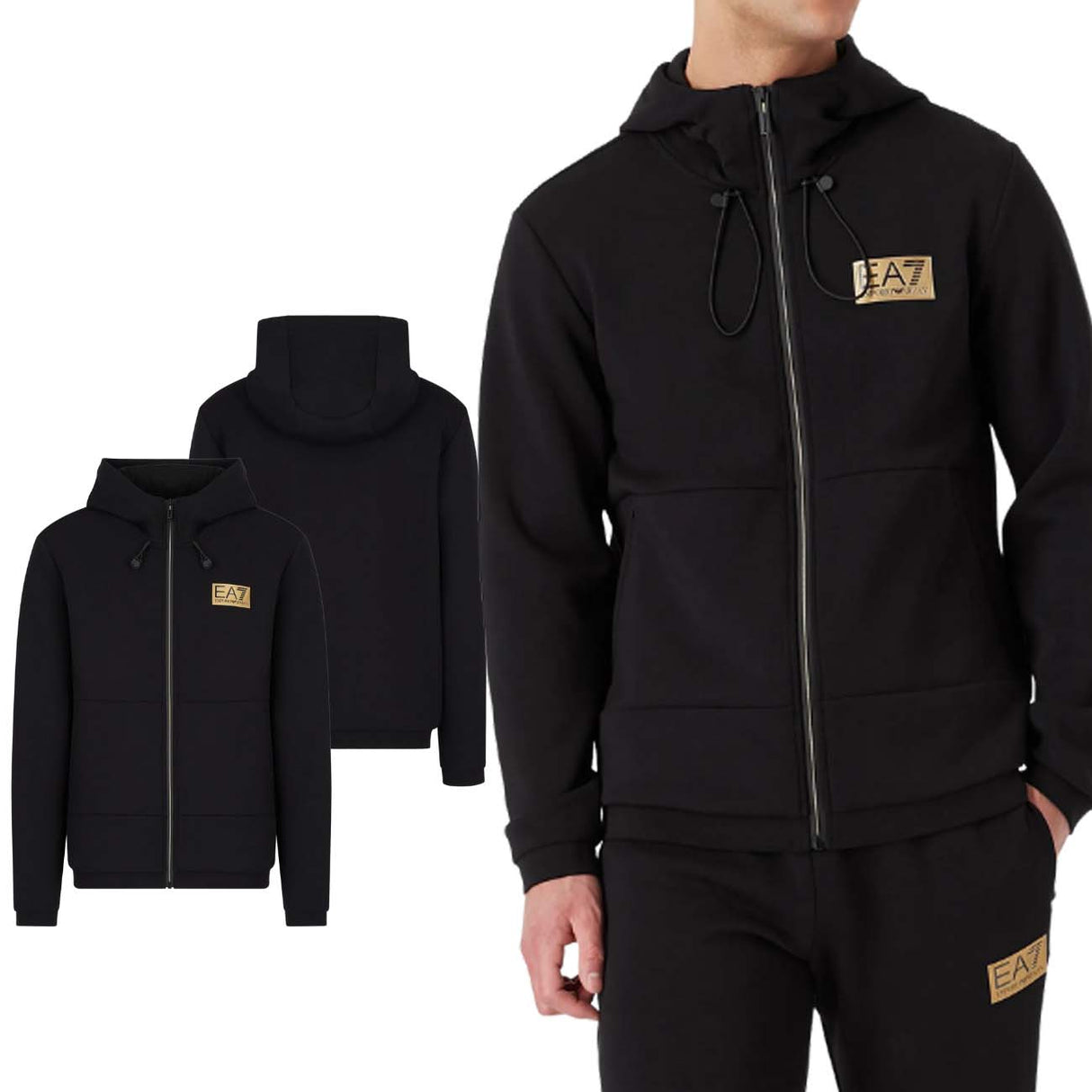 SWEAT-SHIRT ARMANI EA7 6LPM29 PJHVZ ÉTIQUETTE OR