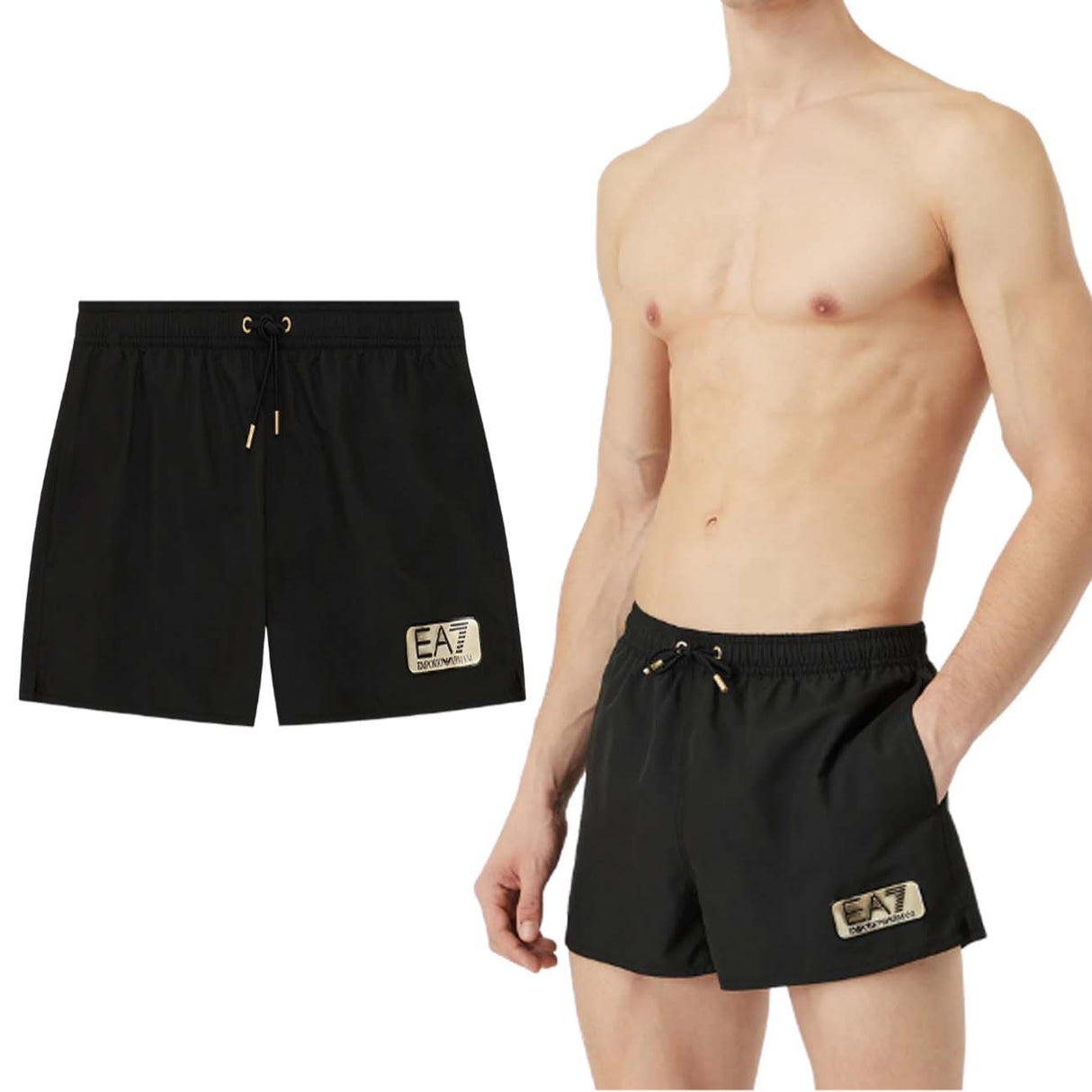 MAILLOT DE BAIN ARMANI EA7 9020002R742 MER NOIRE