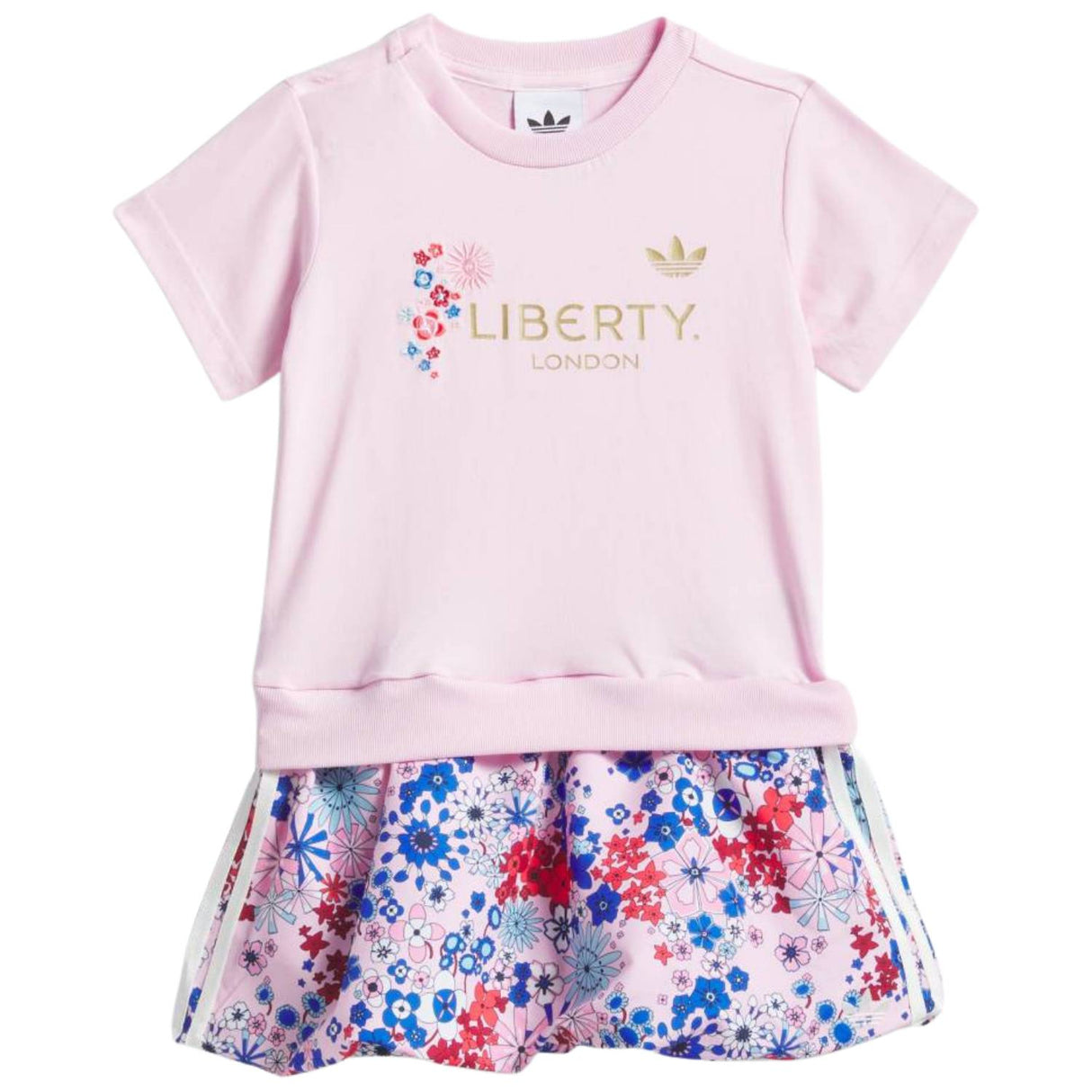 ABITO BAMBINE ADIDAS KD1729 FIORI LIBERTY LONDON COTONE