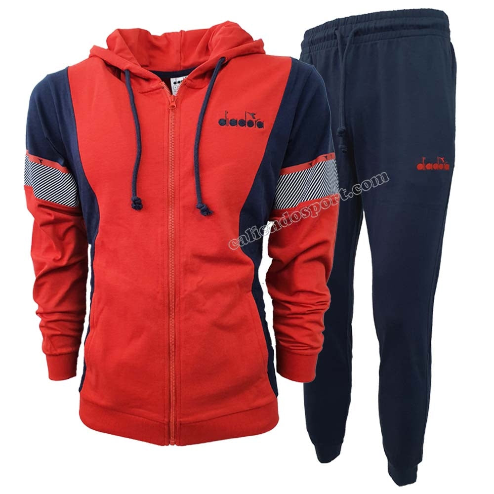 DIADORA 177096 FZ CORE HOODED COTTON TRACKSUIT