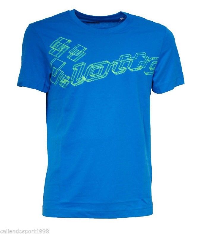 Lotto Men's T-Shirt Sport Gym Leisure Short Sleeve