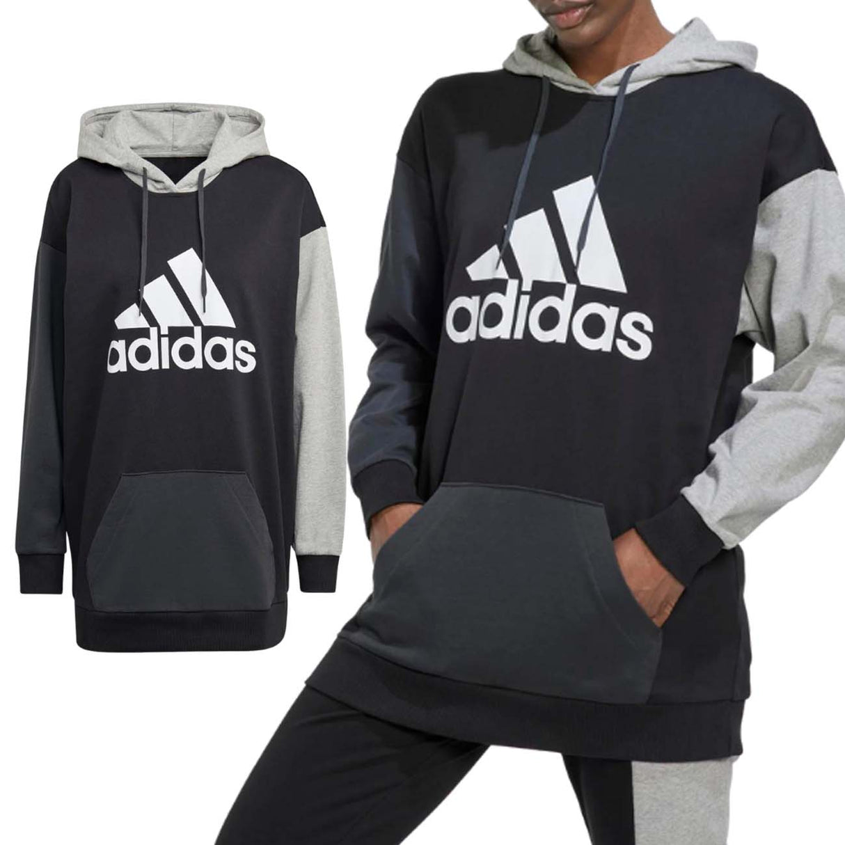 ADIDAS HC8827 WOMEN'S SWEATSHIRT IN BRUSHED COTTON