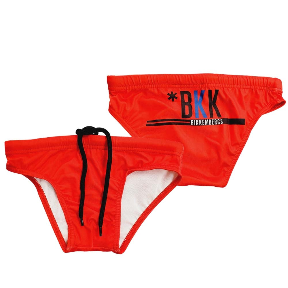 COSTUME BIKKEMBERG BAMBINI SLIP BK0361 STAMPA SUL RETRO