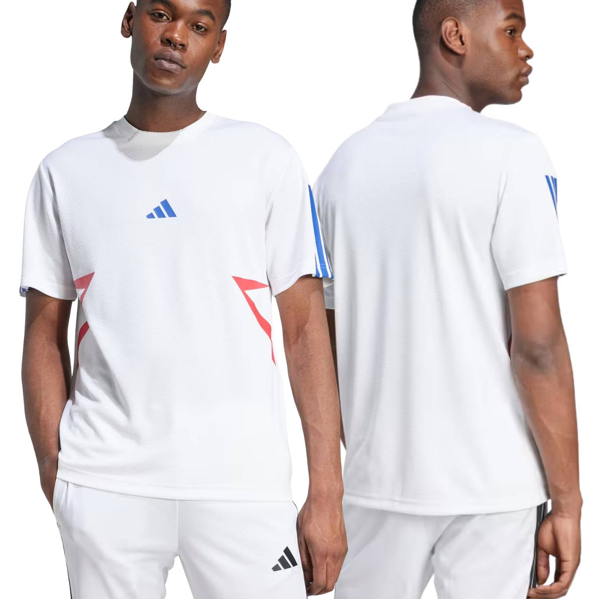 MAGLIA ADIDAS JN2578 COLORBLOCK HOUS OF TIRO BIANCO