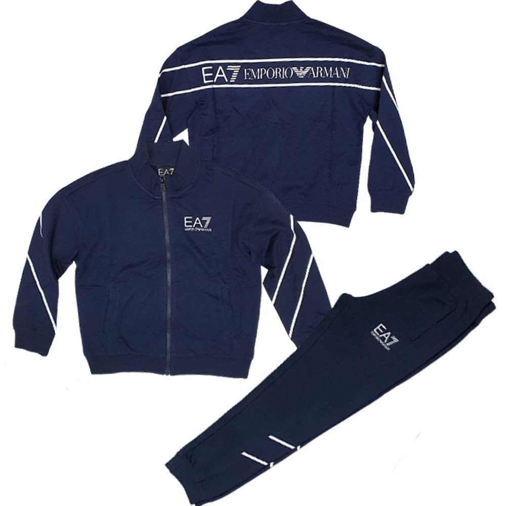 SURVÊTEMENT EN COTON ARMANI POUR GARÇONS EA7 3RBV58 BJ05Z