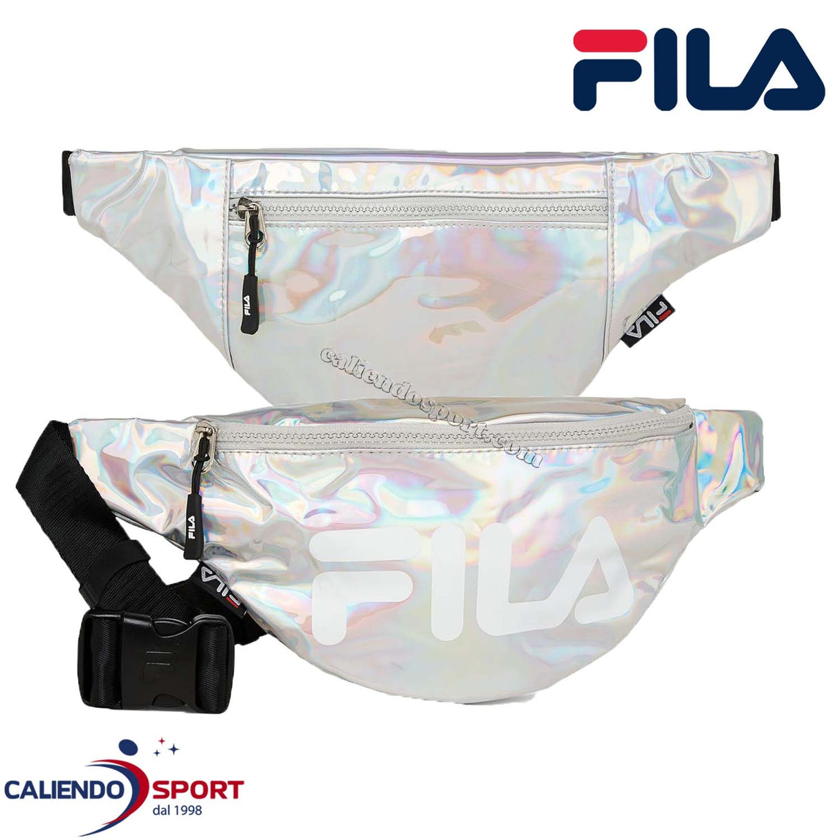 MARSUPIO FILA 685102 Holo Waist Bag ARGENTO