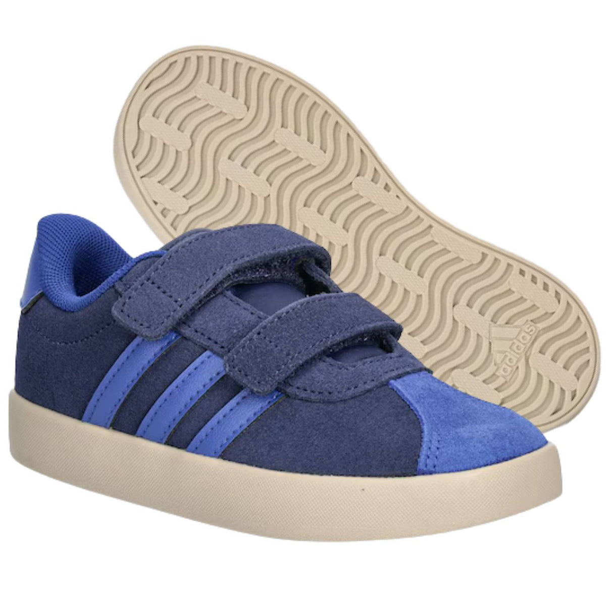 SCARPA BAMBINI ADIDAS JP7876 VL COURT 3.0 BLU