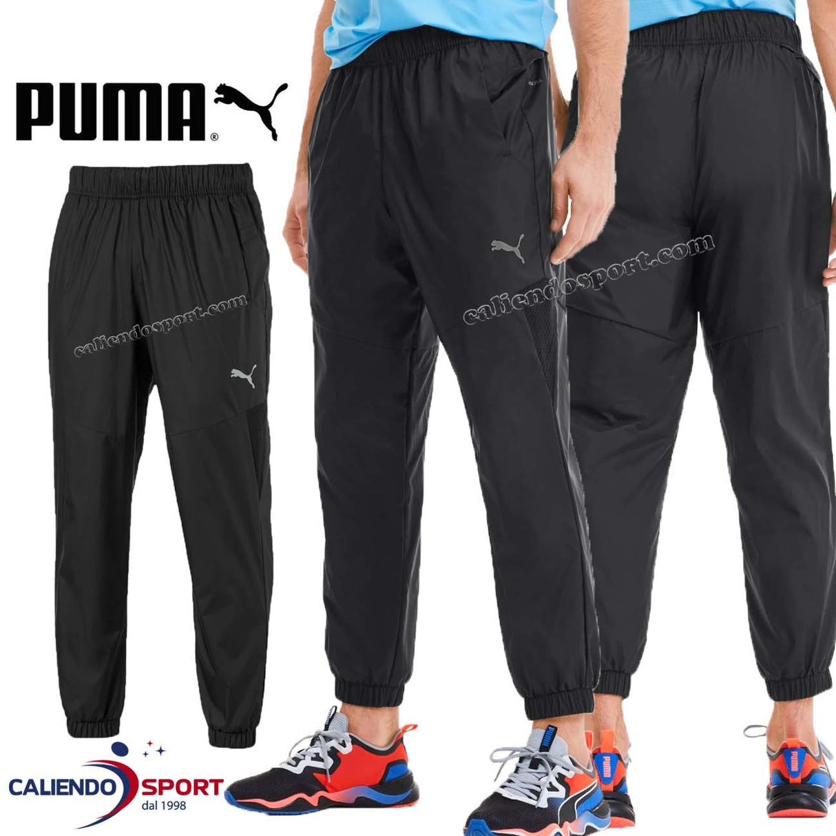 PANTALON D'ENTRAINEMENT REACTIVE PUMA 518981 01 NOIR