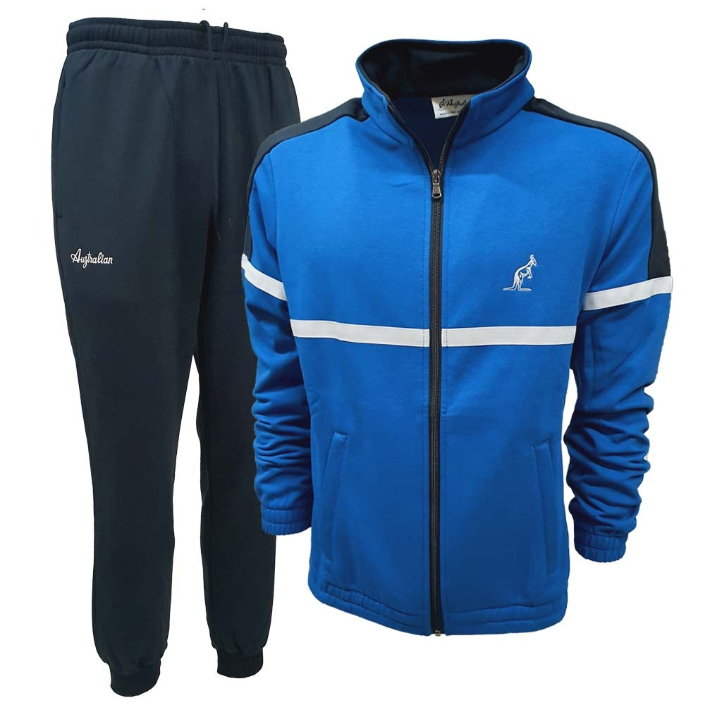 AUSTRALIAN LSUTU0132 COTTON FLEECE MEN'S TRACKSUIT