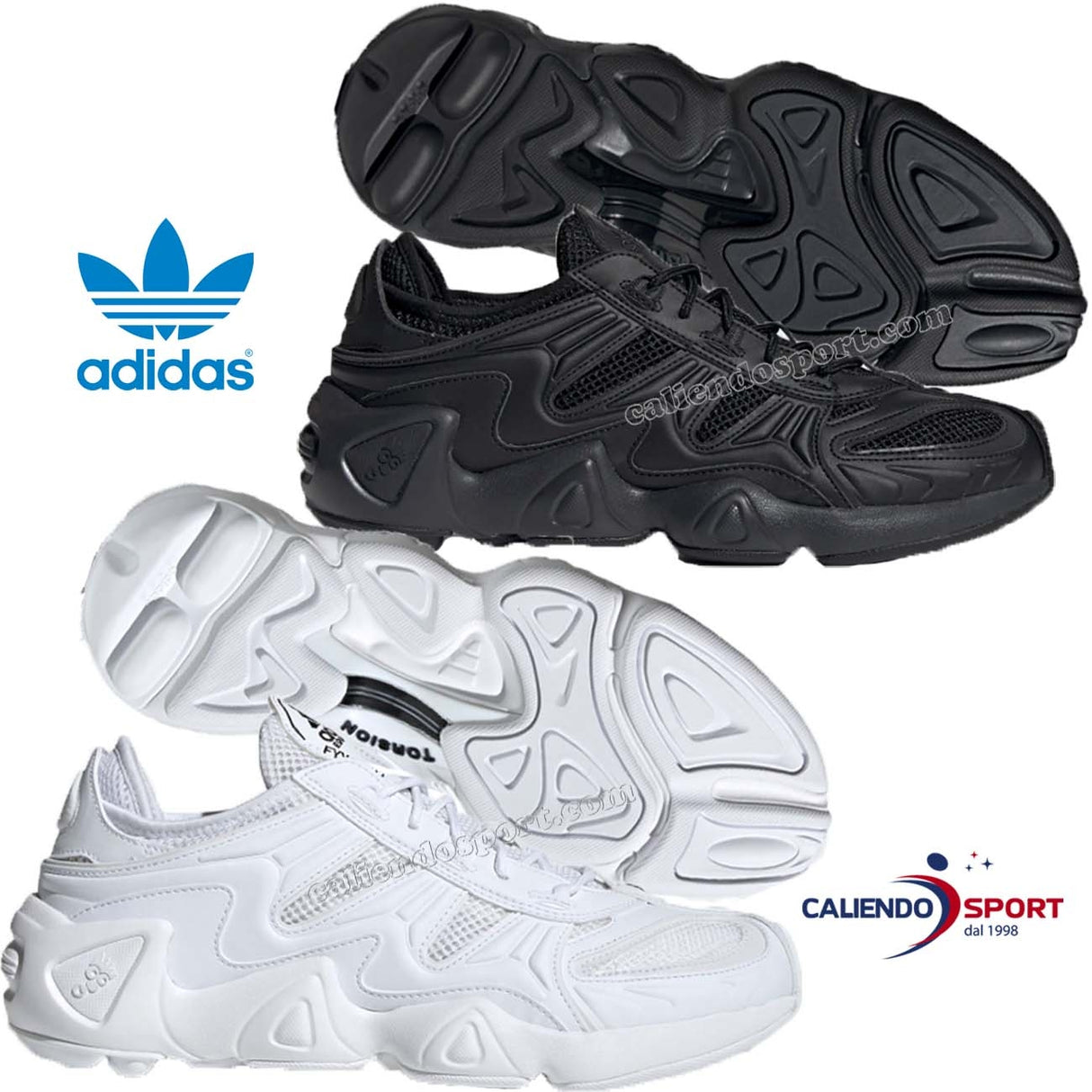 SCARPA ADIDAS EE5309 EE5311 SCARPE FYW S-97 NERO BIANCO
