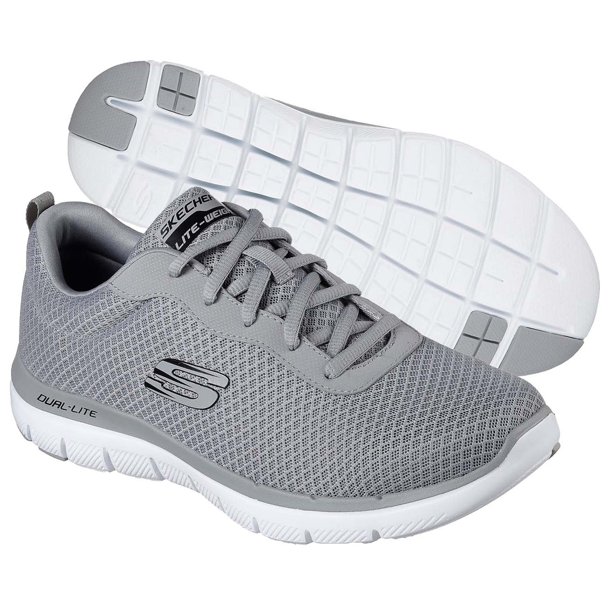 SCARPA SKECHERS 52125 GRY FLEX ADVANTAGE 2.0 DAYSHOW