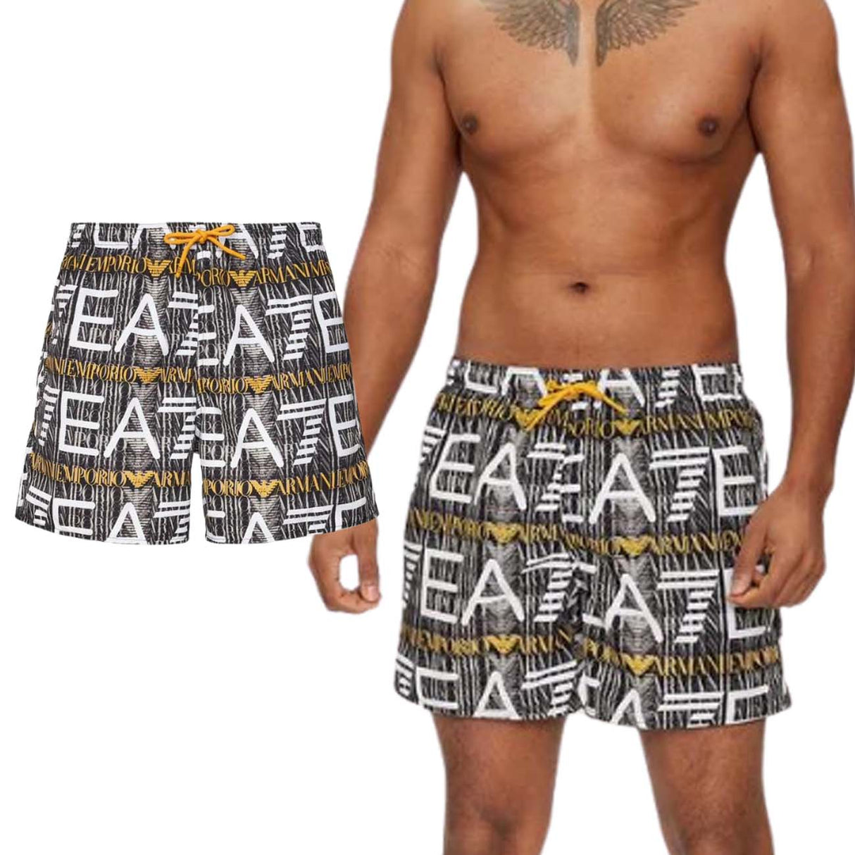 COSTUME ARMANI EA7 E24 902000 4R748 37321 GIALLO