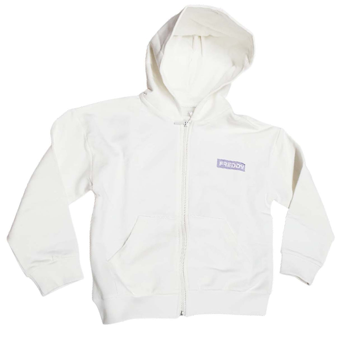 FELPA RAGAZZE FREDDY FR1496 COTONE FELPATO BIANCO