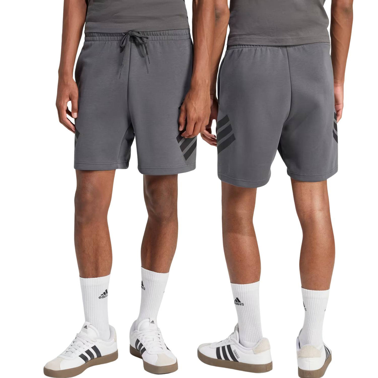PANTALONCINO ADIDAS KD5241 FUTUREN ICONS GRIGIO