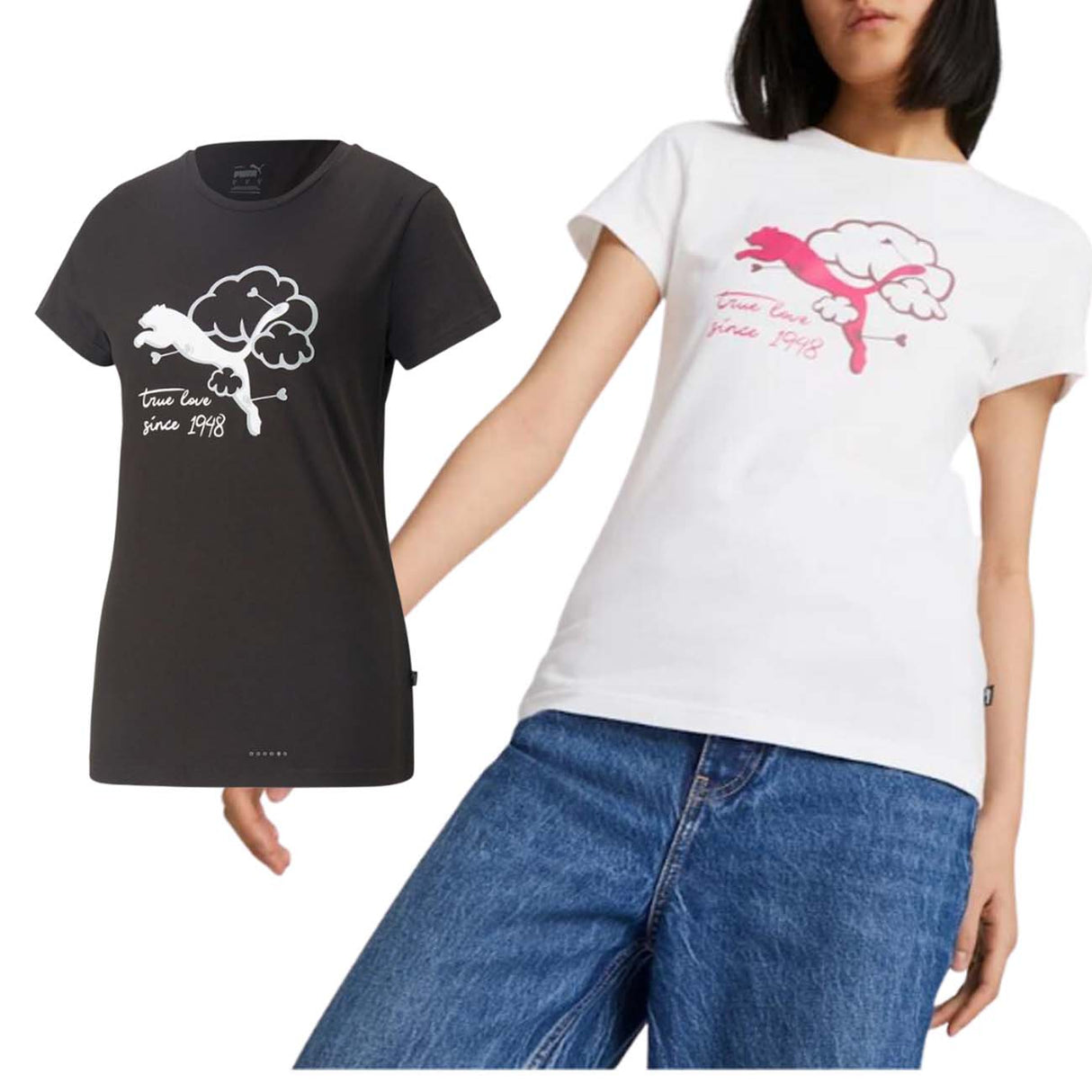 T-SHIRT DONNA PUMA 674452 GRAPHICS COTONE