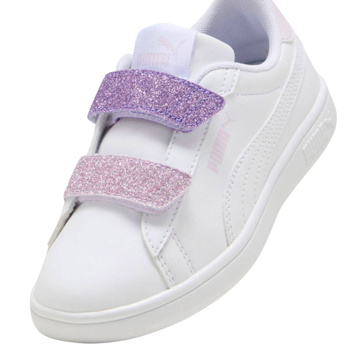 SCARPA RAGAZZE PUMA 395609 06 SMSH 3.0 GLITTER STRAPPO