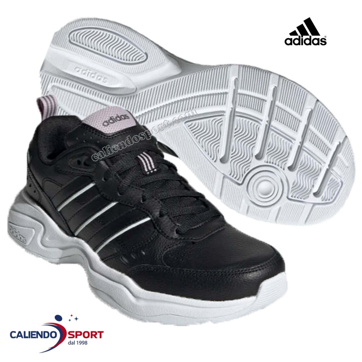 ADIDAS EG2688 STRUTTER BLACK SPORT COMFORT SHOE