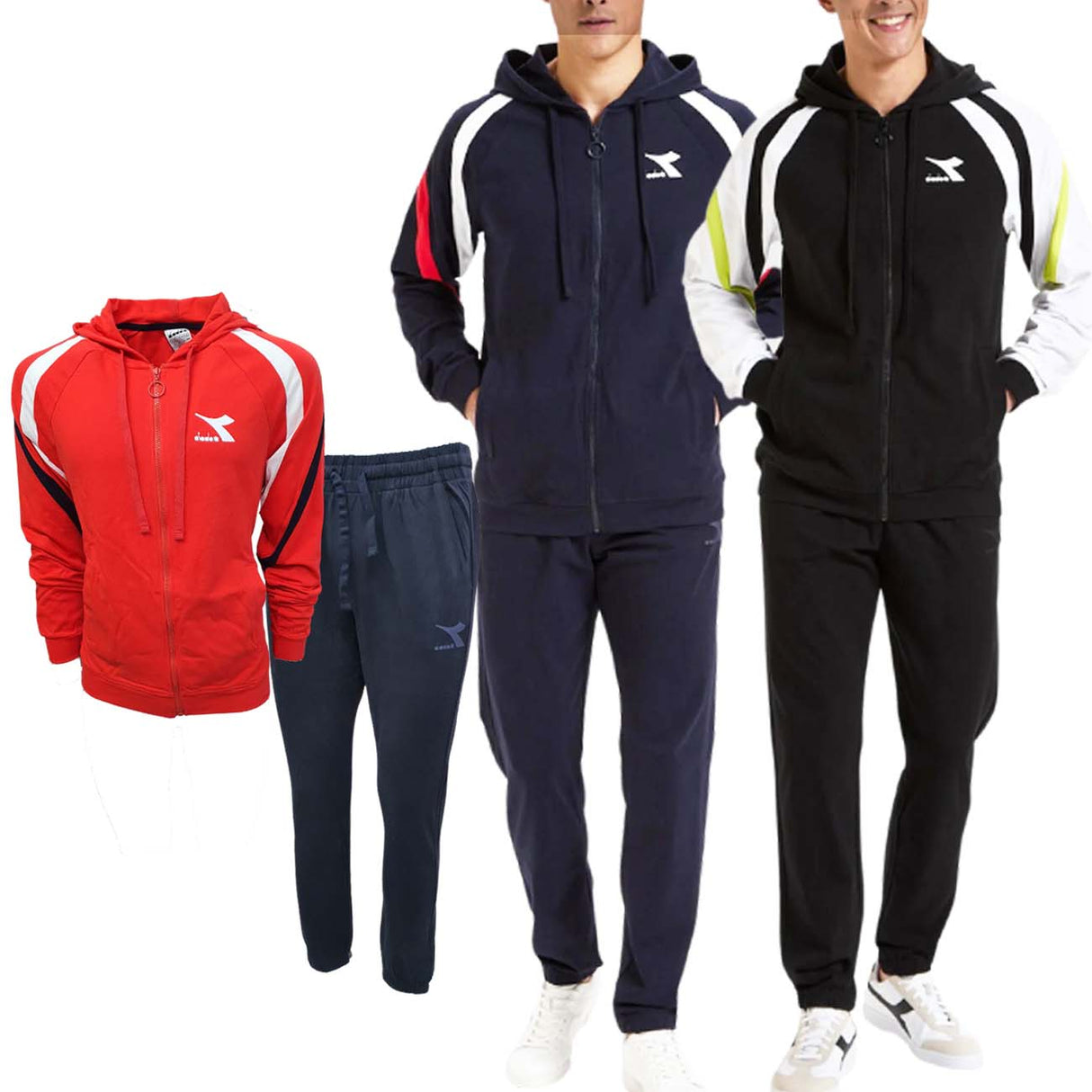 DIADORA MEN'S TRACKSUIT 178181 COTTON