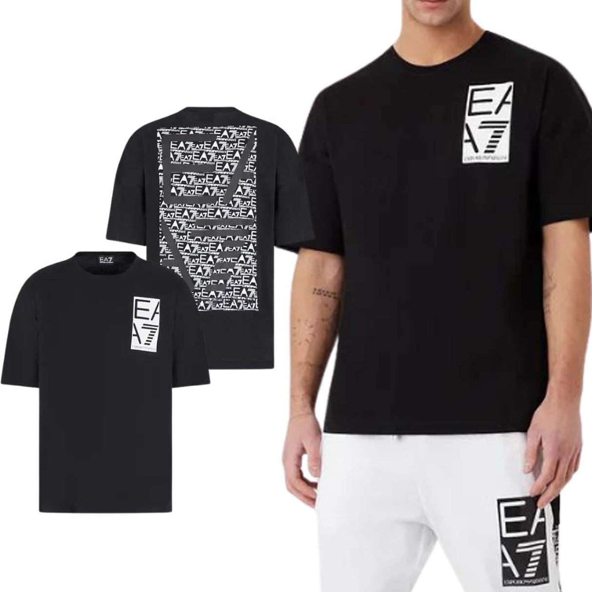 T-SHIRT ARMANI EA7 3RPT54 PJCZ IMPRIMÉ SÉRIE GRAPHIQUE