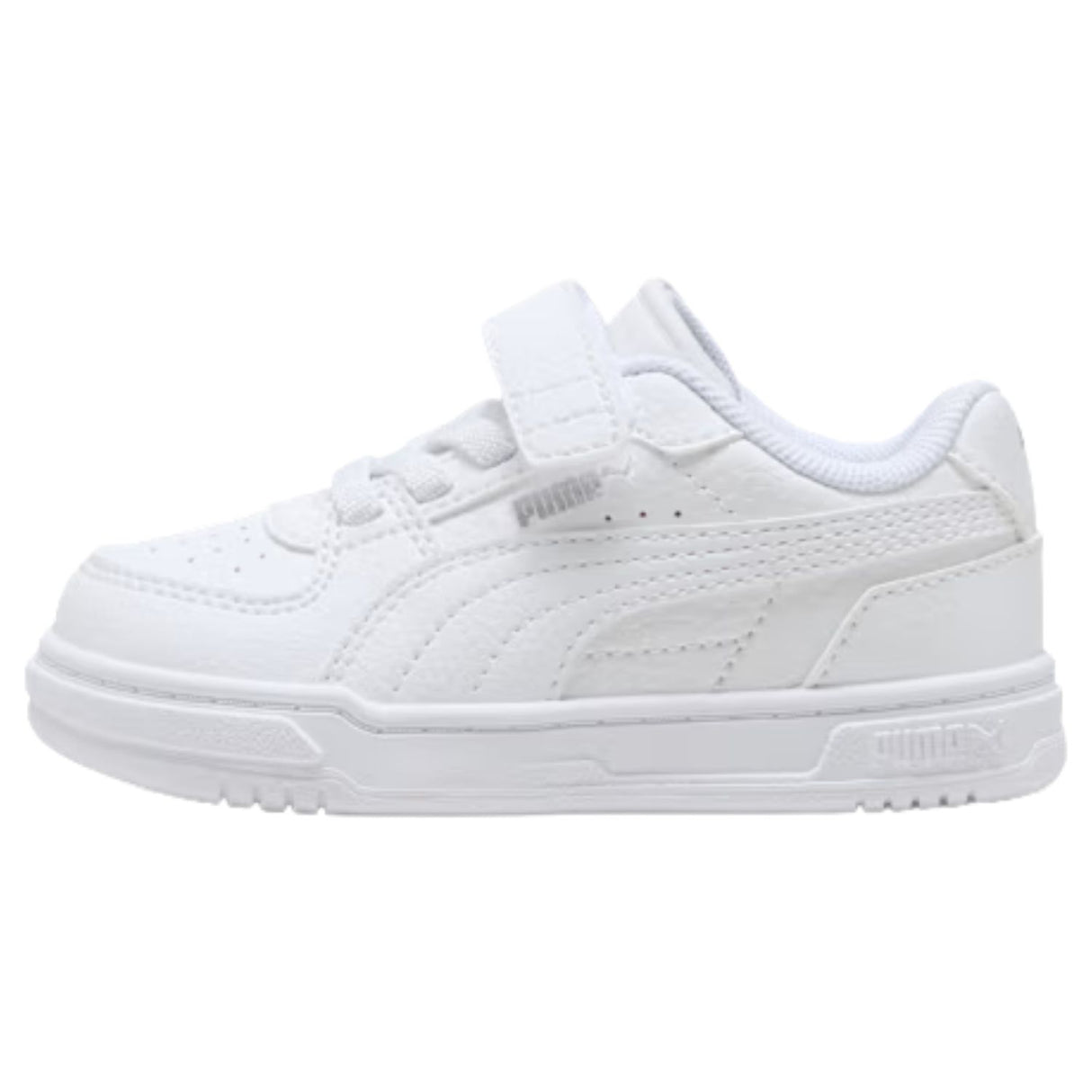 SCARPA BAMBINI PUMA 406247 01CANVEN III AC BIANCO STRAPPO