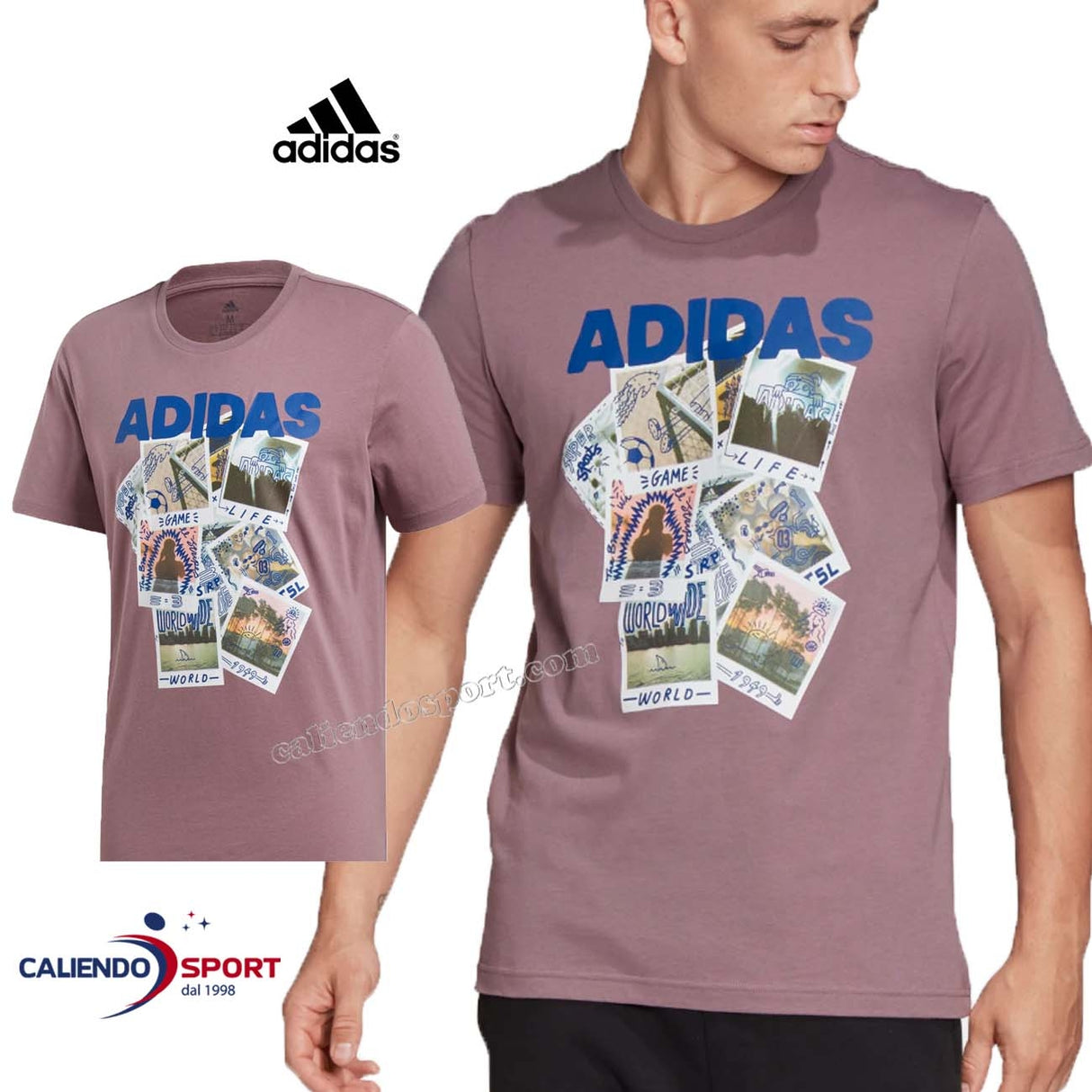 ADIDAS FN1718 COTTON ROUND NECK T-SHIRT