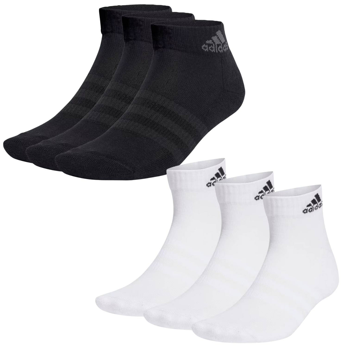 CALZINI ADIDAS HT3441 IC1277 CUSHIONED SPORTWEAR CAVIGLIA 3 PAIA