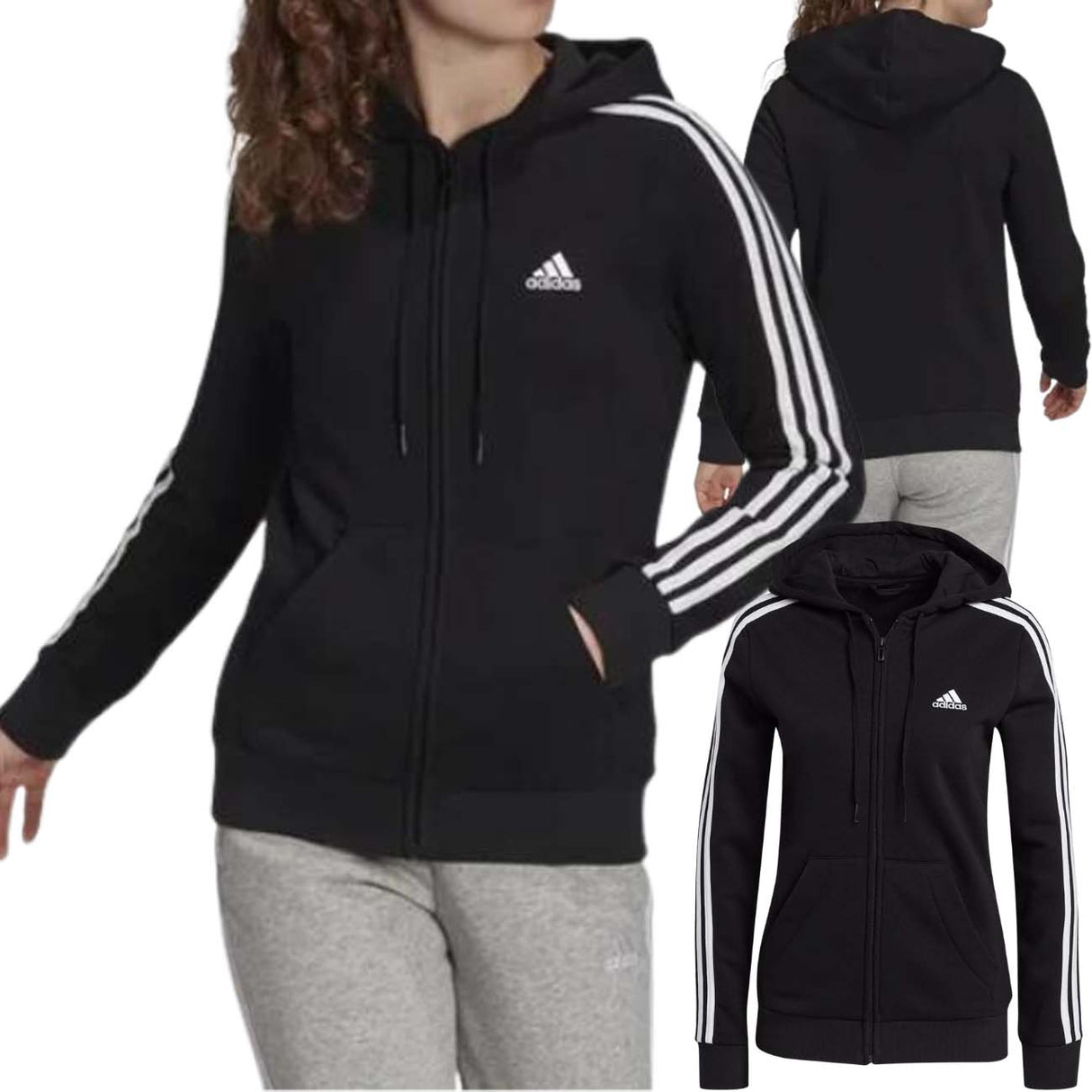 SWEAT-SHIRT EN COTON POLAIRE ADIDAS GM5567 ESSENTIALS POUR FEMMES