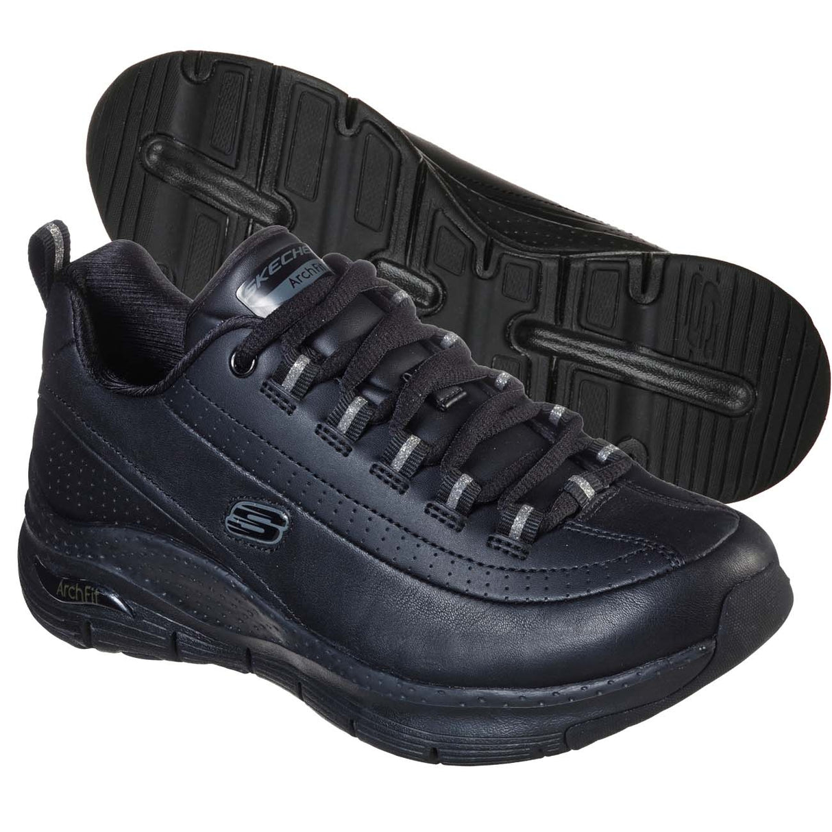 CHAUSSURES FEMMES SKECHERS 149146 BBK ARCHFIT BLANC