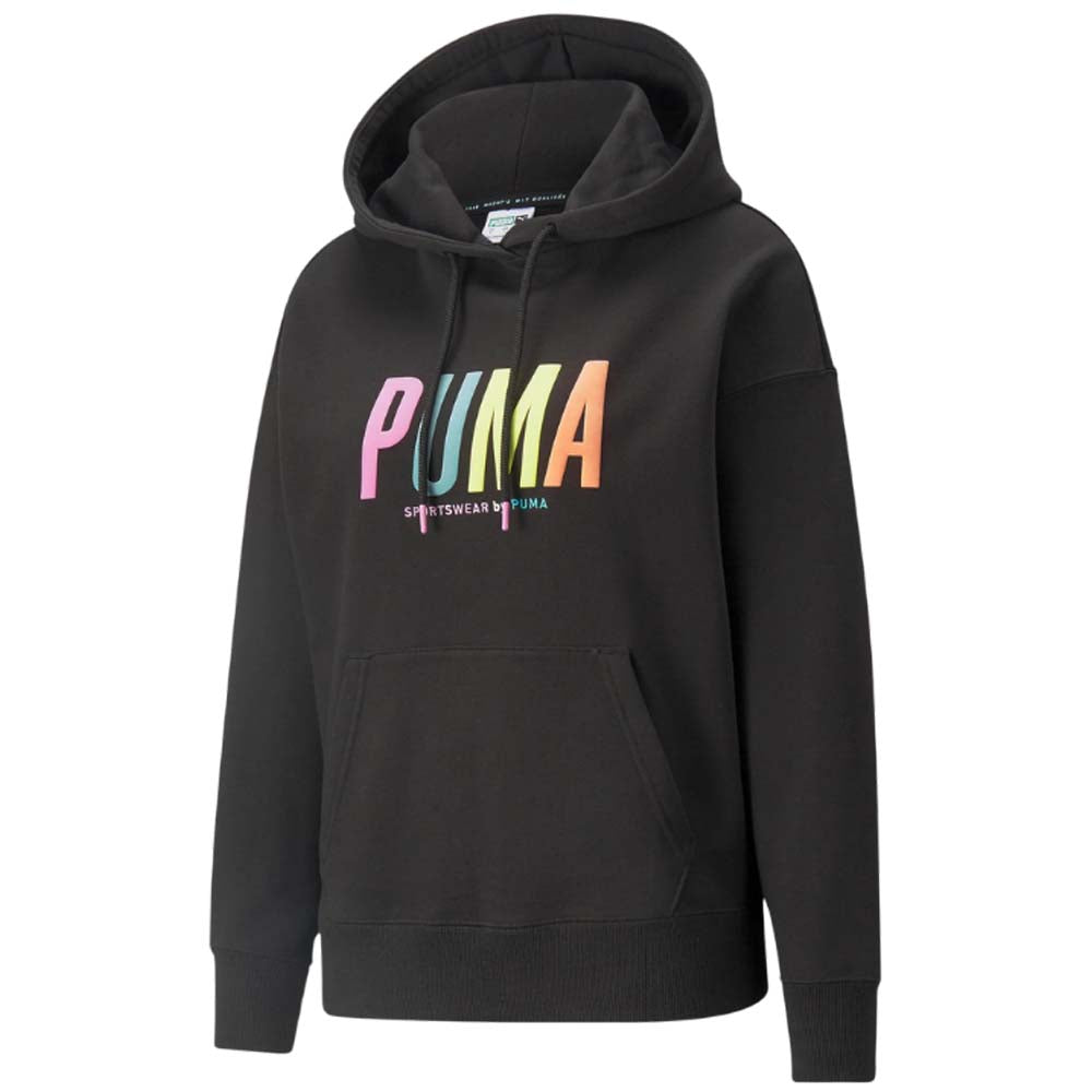FELPA DONNA PUMA 533564 GRAFICA COTONE GARZATO