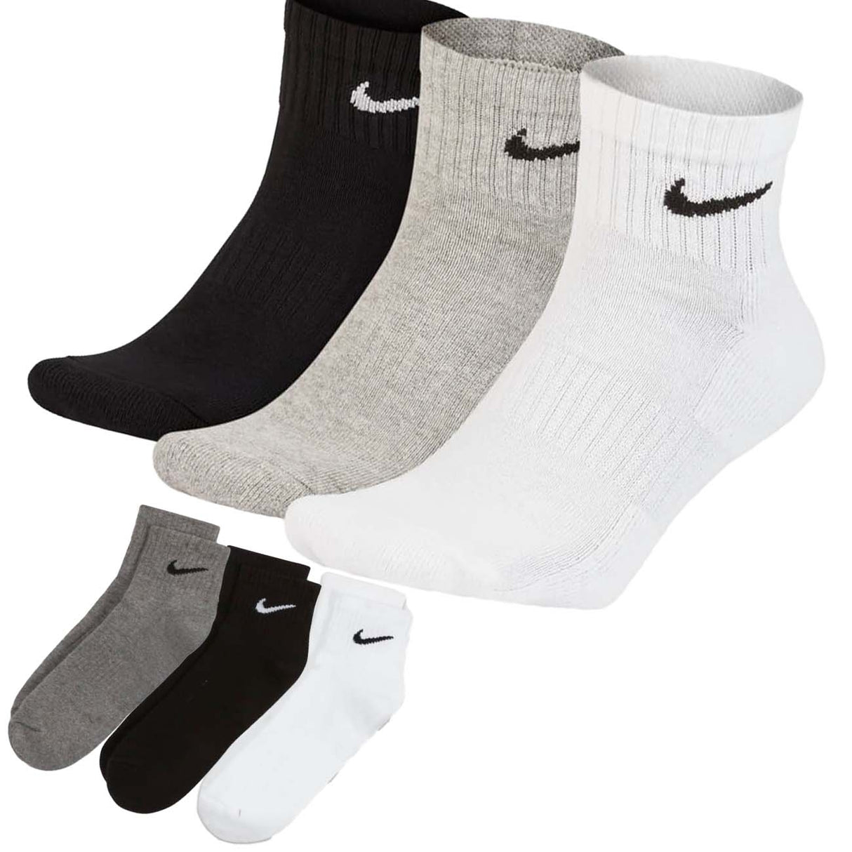 NIKE SX7667 964 EVERYDAY CUSHIONED SOCKS 3 PAIRS