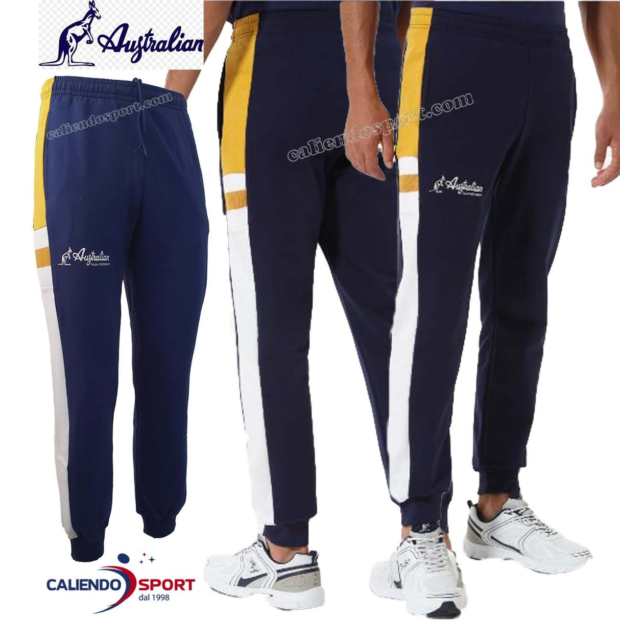 PANTALONE AUSTRALIAN PA0011 RIBBED KNIT INERT COTONE