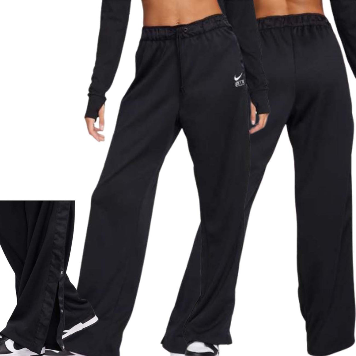 PANTALONE DONNA NIKE FN1905 010 AIR NERO