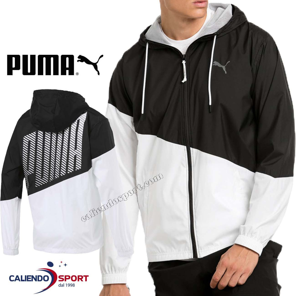 VESTE PUMA HOMME 517354 02 VESTE COUPE-VENT NOIRE