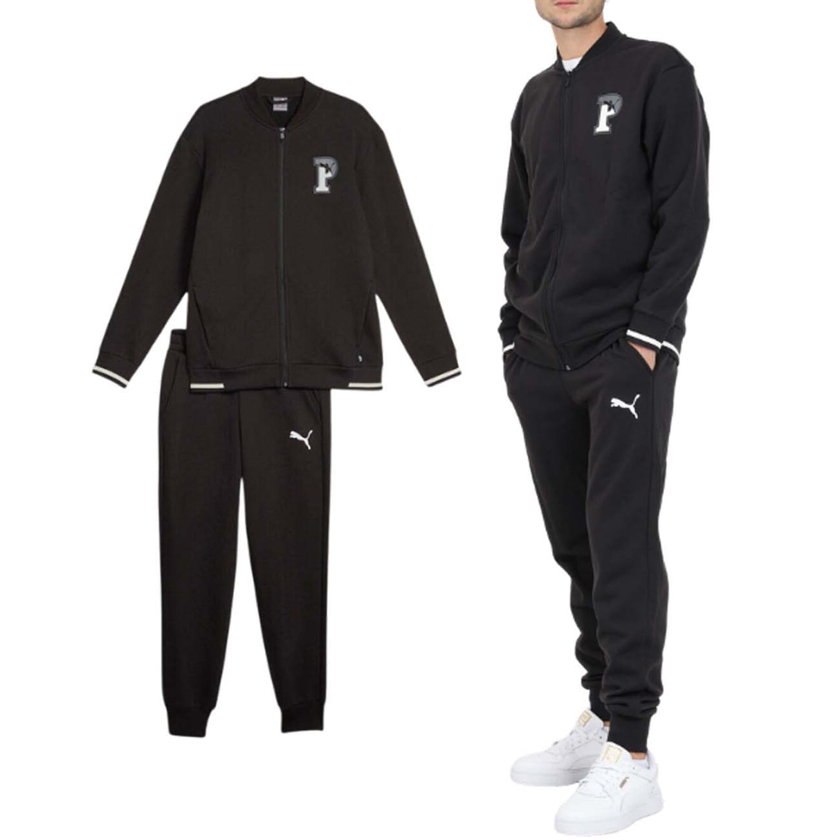 SURVÊTEMENT PUMA 675968 01 POLAIRE EN COTON NOIR