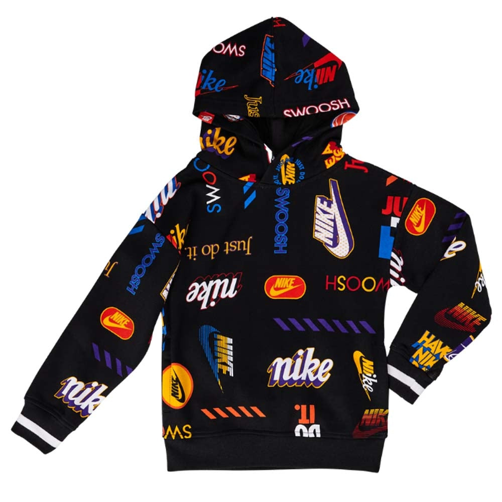 FELPA NIKE RAGAZZI 86I372 PALE IVOR COTONE FELPATO