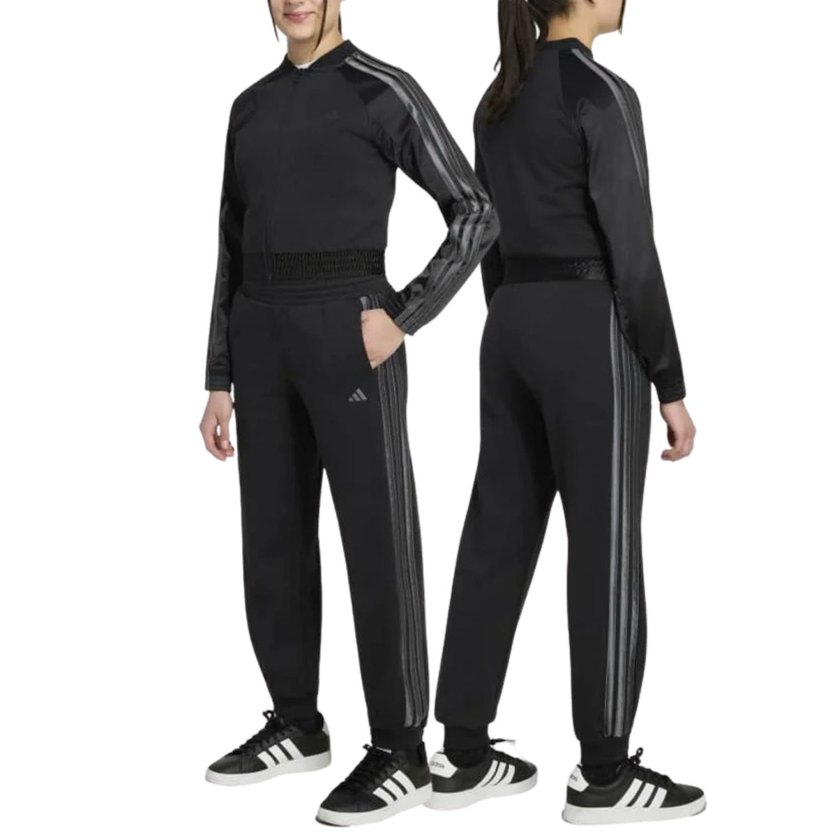 TUTA RAGAZZE ADIDAS KV0730 RASO NERO