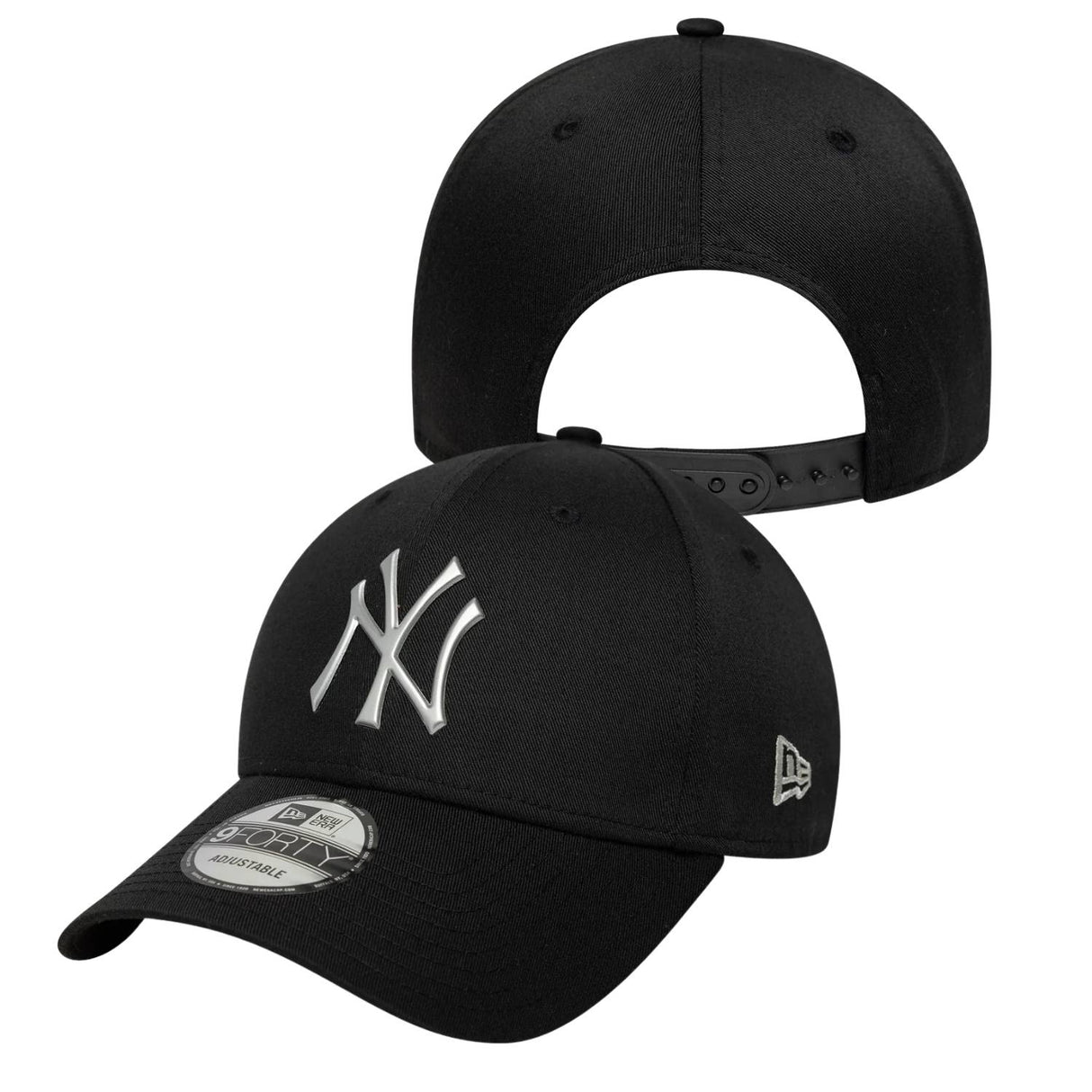 CAPPELLO NEW ERA 60771846 NEW YORK YANKEES METALLIC NERO