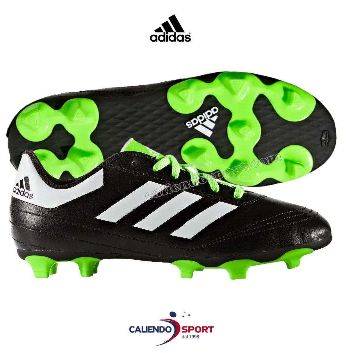 ADIDAS KIDS FOOTBALL BOOT BB0570 BLACK GOLETTO VI FG