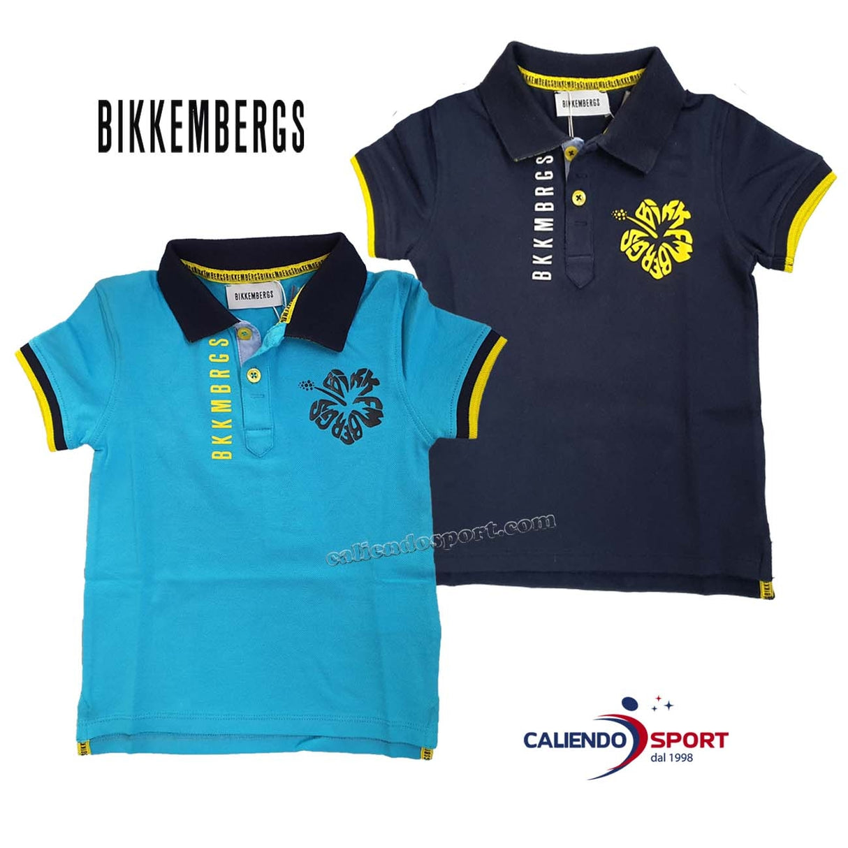 BIKKEMBERS BK0345 COTTON CHILD POLO SHIRT