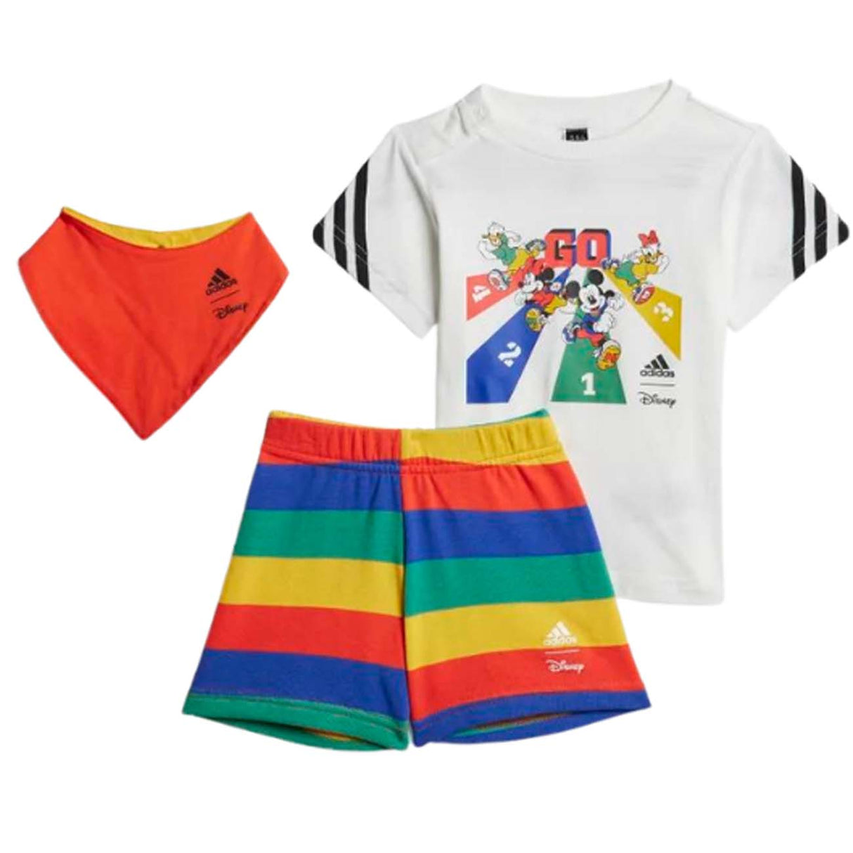 COMPLETO ADIDAS BAMBINI HR9490 DISNEY MICKEY MOUSE GIFT