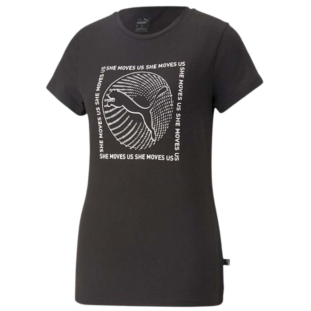 WOMEN'S T-SHIRT PUMA 674451 GRAPHICS COTTON