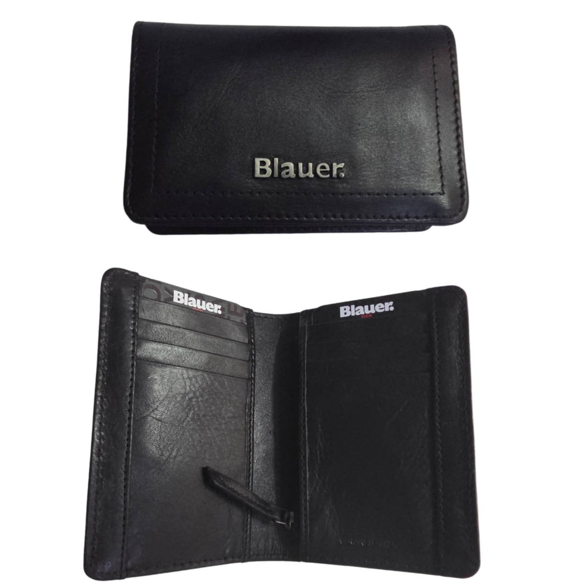 PORTAFOGLIO BLAUER F6VERT01 NAV BLK NERO