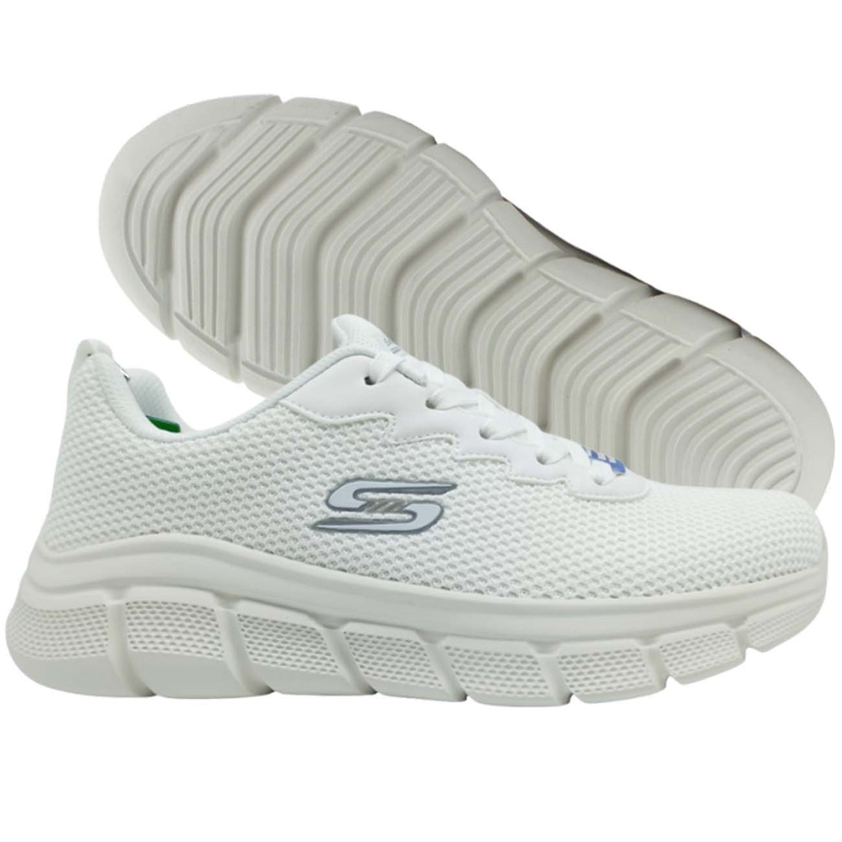 SCARPA SKECHERS 118106 OFWT BOBS FLEX CHILL EDGE BIANCO