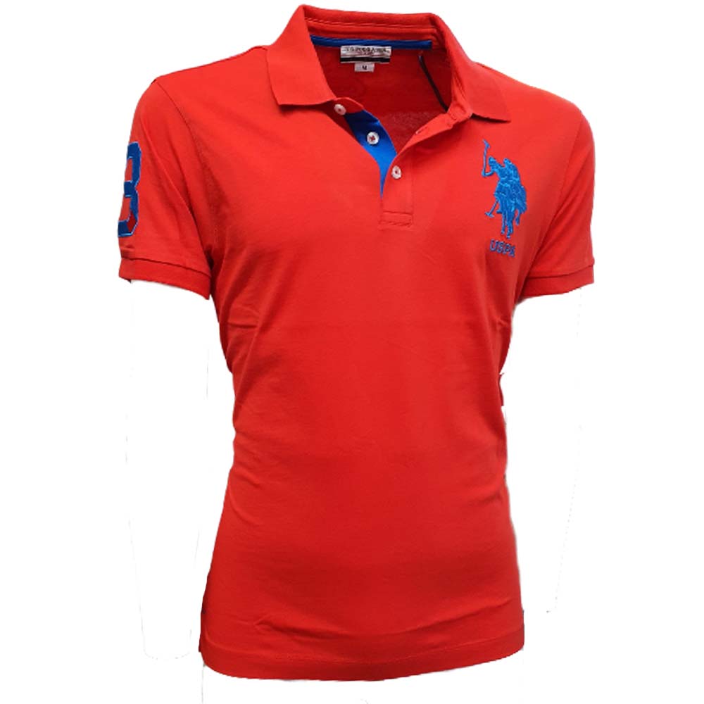 MEN'S POLO SHIRT 50313 CBAD US POLO ASSN 3 BUTTON COTTON