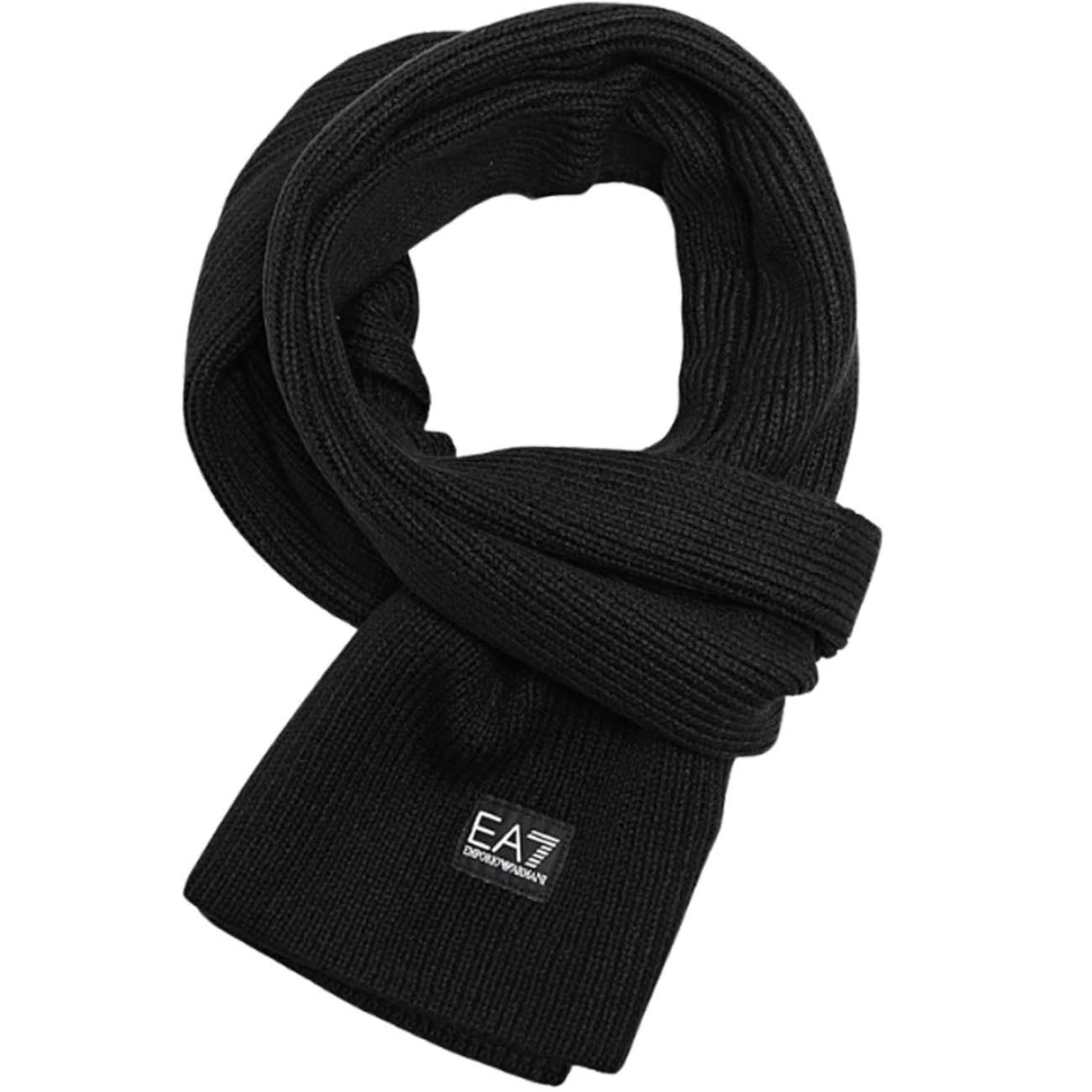 SCIARPA ARMANI EA7 I25 240122 4f200 00020 NERO UNISEX