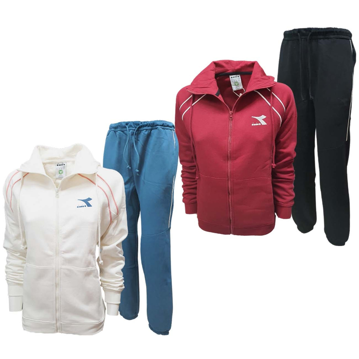 TUTA DIADORA DONNA 177797 COTONE FELPATO