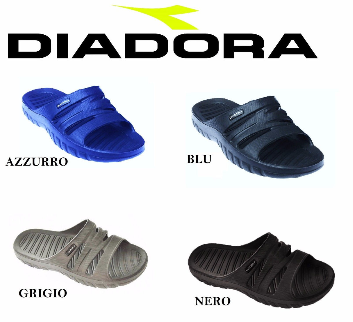 CIABATTE DIADORA 159773 AGADIR 3 DOCCIA MARE PALESTRA PISCINA UNISEX MONO BLOCCO
